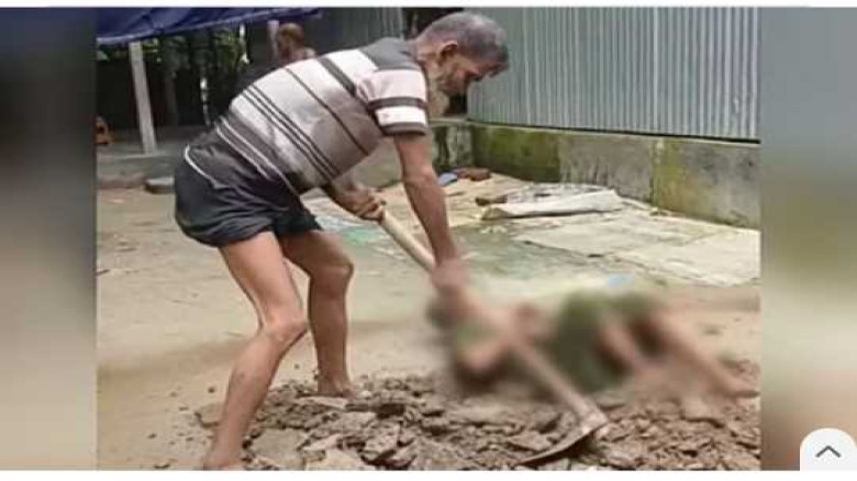 পক্ষাঘাতগ্রস্ত স্ত্রীকে মাটিতে পুঁতে ফেলার চেষ্টা,...